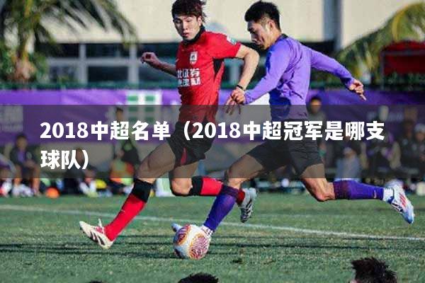 详细阅读:2018中超名单(2018中超冠军是哪支球队) 2018中超名单(2018中超冠军是哪支球队)
